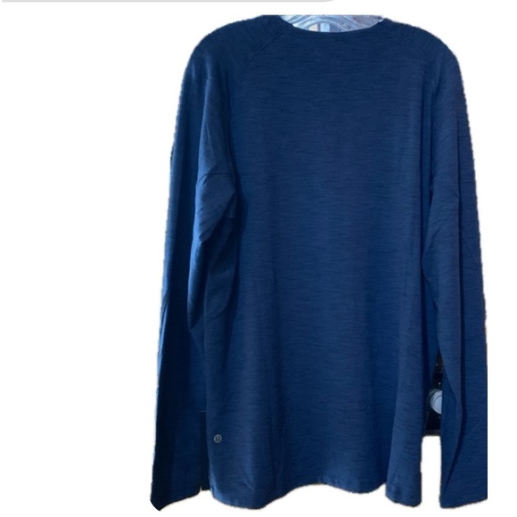 “NEW” Men’s Heathered Blue lululemon Surge LS SZ. S or XL Unisex BNWT - Picture 13 of 13